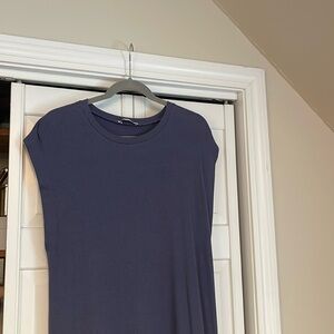 ZARA muscle tee maxi dress